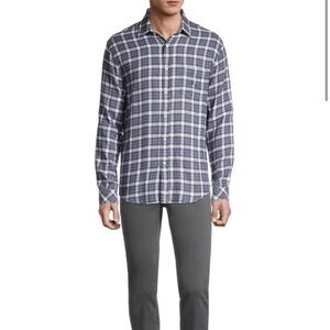 Rails Regular-Fit Lennox Brushed Plaid Shirt Size Medium